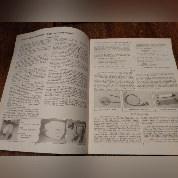 Dollhouse Patterns: Vogue, Nursery in Miniature & Dollhouse Wiring Instructions - Picture 6 of 8